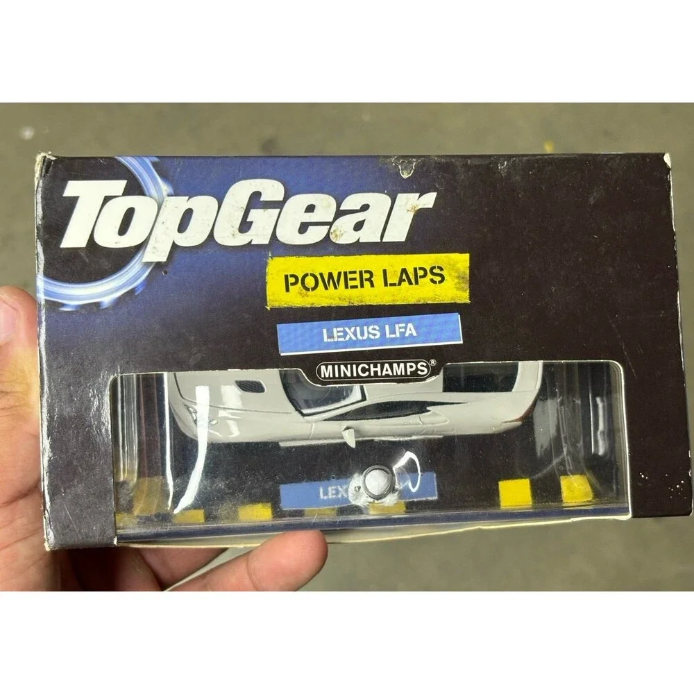 Topgear 1/43 Power Laps Lexus Lfa Minichamps Top Gear Minichamps Minicar